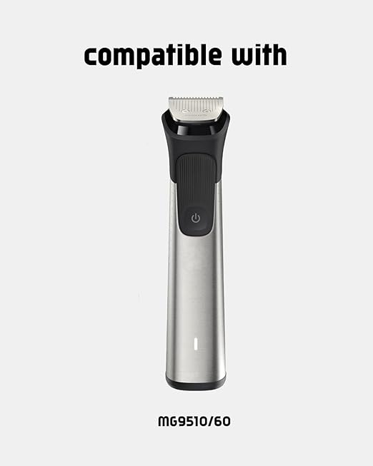 uijino MG9510 Charger, MG9510 Power Adapter Compatible with Phillips Norelco Multigroom Series 9000, One Blade Charger for Philips Norelco Charger Cord Beard Trimmer for Men