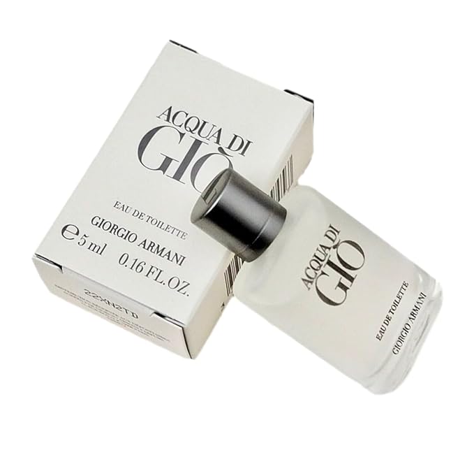 GIORGIO ARMANI GIO Eau De Toilette EDT for Men MINI Splash 5 ml / 0.16 Fl - 9457