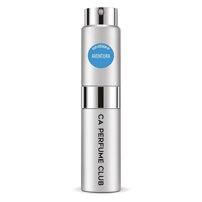 CA Perfume Impression of Aventura for Men Chypre Fruity Scent Long Lasting Cologne for Men Eau De Parfum Travel Size Refillable Atomizer Spray 0.27 Fl Oz 8ml