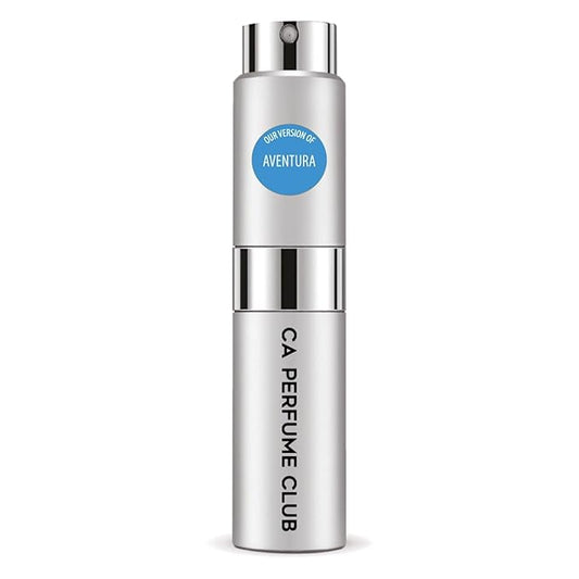 CA Perfume Impression of Aventura for Men Chypre Fruity Scent Long Lasting Cologne for Men Eau De Parfum Travel Size Refillable Atomizer Spray 0.27 Fl Oz 8ml