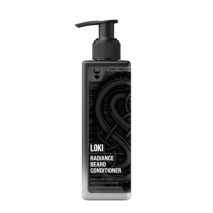 The Beard Struggle - Marksman's Beard Conditioner - Loki Unscented, Platinum Collection - Nourish, Softens, & Strengthens Beard - Radiance Beard Conditioner for Men (8 Fl oz)