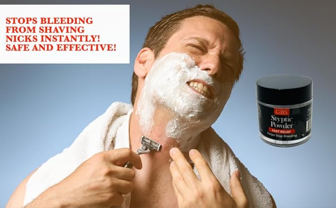 GENTS Double Edge Safety Blades, Sample Pack, Includes 40 Blades and 5 Grams Styptic Powder Stops Bleeding from Shaving Nicks and Cuts