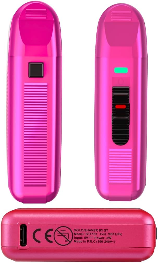 Supreme Trimmer Solo Single Foil Shaver for Pocket | 150 Min Runtime Cordless use, Powerful USB-C Mini Travel Razor for Professional & Home use | STF101