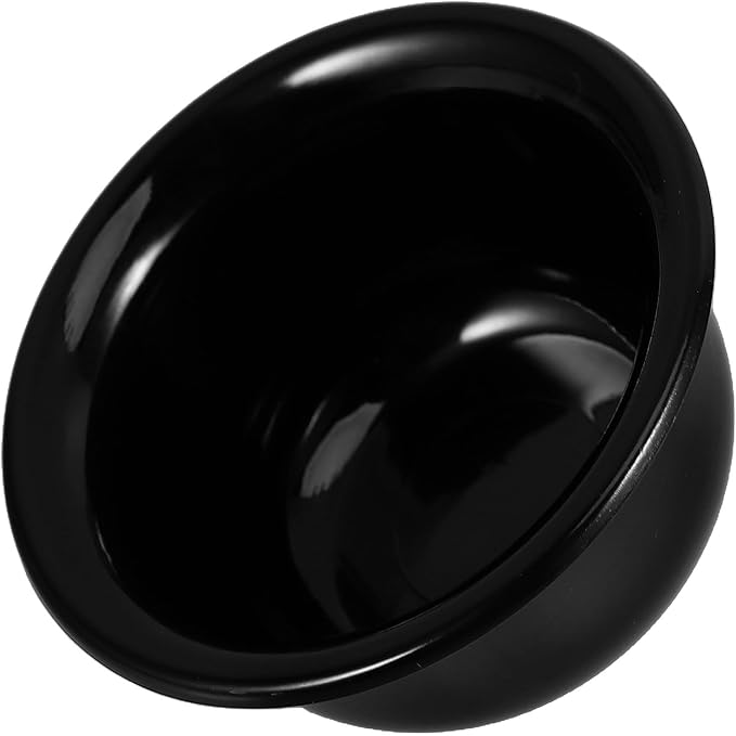 Men’s Plastic Shaving Soap Bowl with Lid Reusable Shave Cream Mug for Wet Shaving for Beard Shave