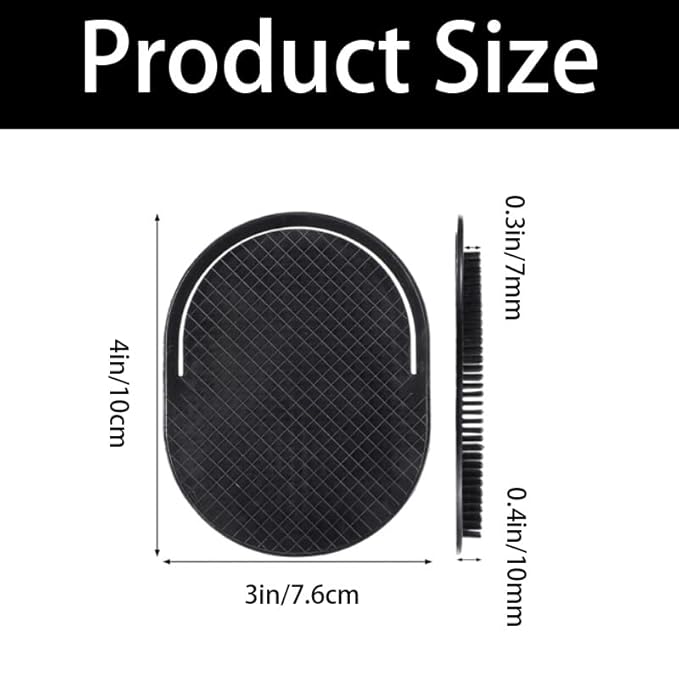 12 Pcs Palm Combs for Men, Portable Pocket Hand Comb Soft Shower Shampoo Comb for Scalp Massage Hair Styling Beard Grooming