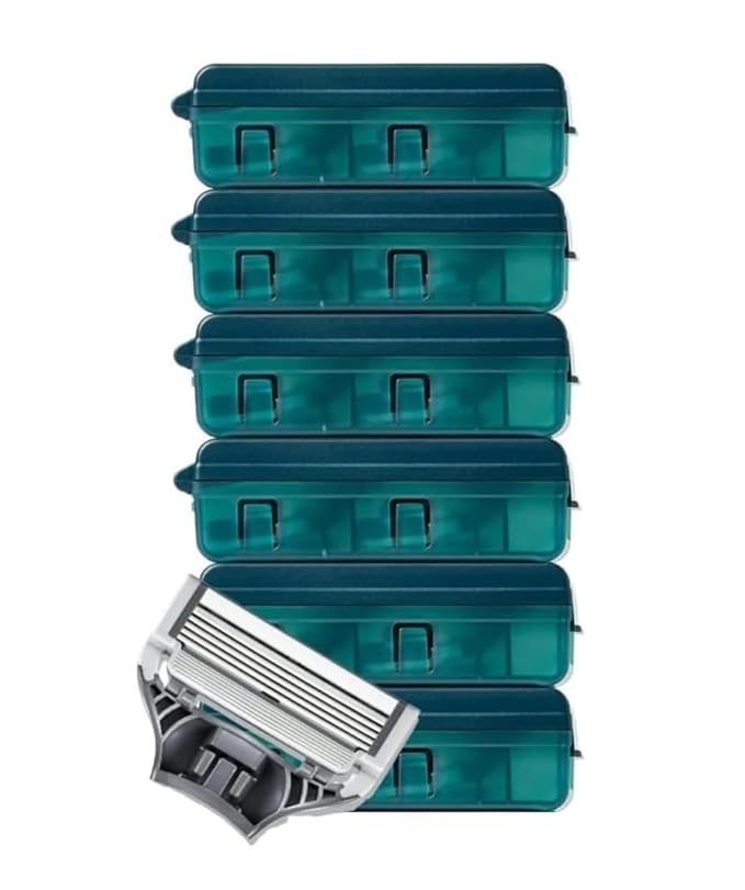Razor Blade Refills, Harry Razor Blade Refills 12 Count, Sharper 5-Blade, Close and Comfortable Shave - Compatible