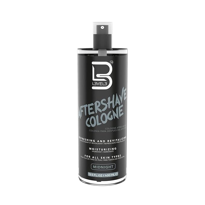 L3 Level 3 After Shave Spray Cologne - Softens Skin - Refreshes and Relieves Face and Skin - Moisturizing Formula Level Three After Shaving - 13.5 oz