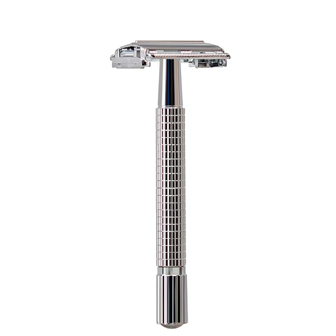 Grandslam Shaving Brush and Bowl Kit for Men, 4 in 1 Shaving Brush Set, Include Butterfly Open Safety Razor, Stainless Steel Shaving Soap Bowl and Stand, Shaving Brush, 10 Double Edge Blades