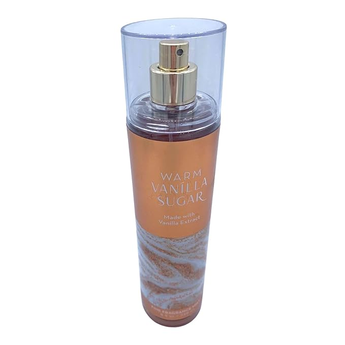 Warm Vanilla Sugar Fine Fragrance Body Mist, Vanilla Scent, 8 Fl Oz, Liquid Form, Unisex Adult