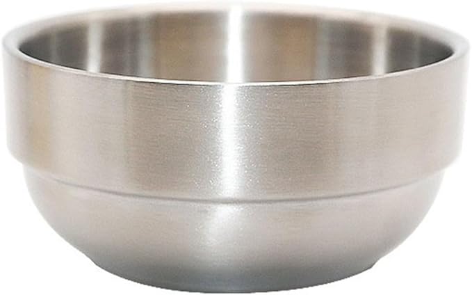 Beaupretty Stainless Steel Shaving Soap Bowl with Lid Grooming Shaving Cup for Men’s Beard Styling and Face Cleaning