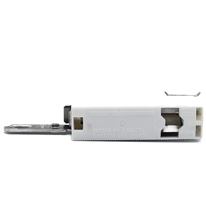 Parker Safety Razor, 20 Platinum Chrome Injector Razor Blades in Key Dispenser for Modern and Vintage Injector Razors, Made in the USA