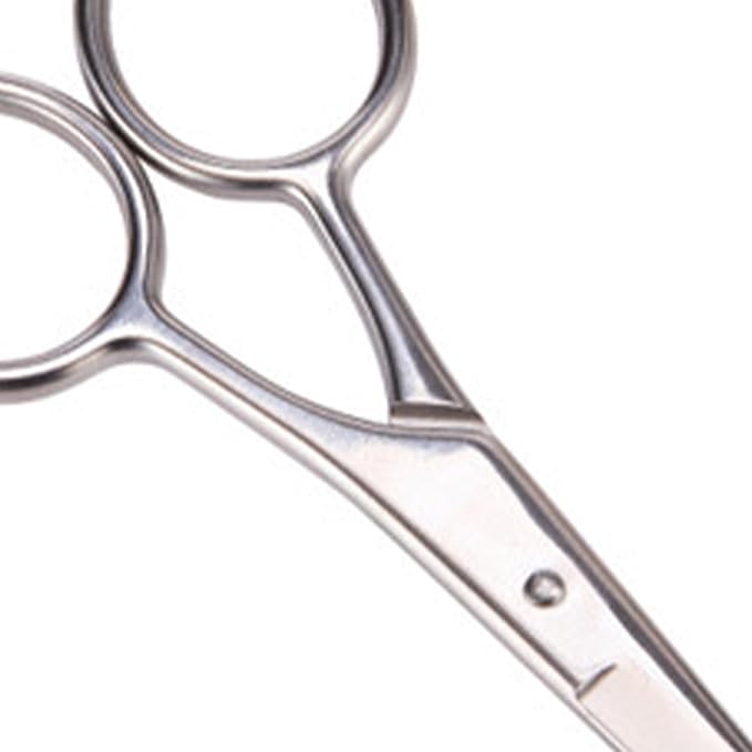 2 Pcs Stainless Steel Beard Scissors Mustache Trimming Shears for Men Grooming Home and Barbershop Use
