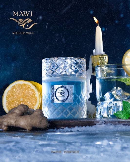 Paris Corner | Mawj Moscow Mule EDP 3.4 Fl Oz | A Unisex Eau de Parfum | Lemon & Bergamot Perfume | Blending Citrus and Herbaceous Notes | Crafted for the Modern Individual
