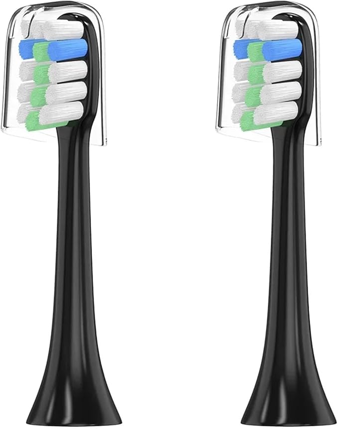 Ultrasonic Electric Toothbrush,Compatible for Home,Daily Cleaning Soft Bristles(2pas White)