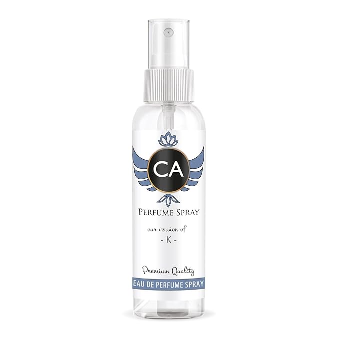 CA Perfume Eco Refill Impression of K for Men Woody Aromatic Long Lasting Fragrance Eau De Parfum 2 Fl Oz 60ml