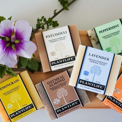 Plantlife Frankincense & Patchouli Bar Soap Bundle of 2 - Moisturizing and Soothing Soap for Your Skin - Hand Crafted Using Plant-Based Ingredients - Made in California 4oz Bar