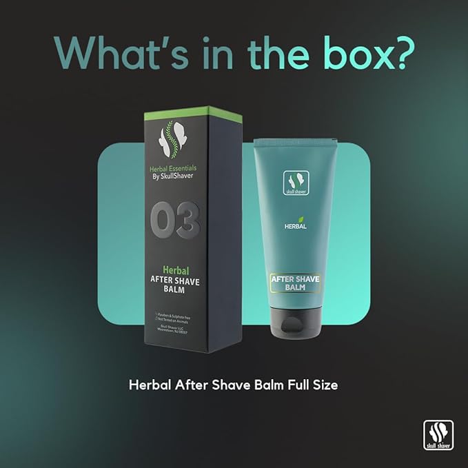 Skull Shaver Herbal After Shave Balm – Soothing, Hydrating, and Refreshing Post-Shave Care