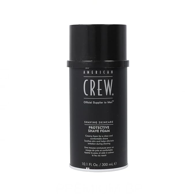 American Crew Shave Cream for Men, Protective Shave Foam, 10.1 Fl Oz