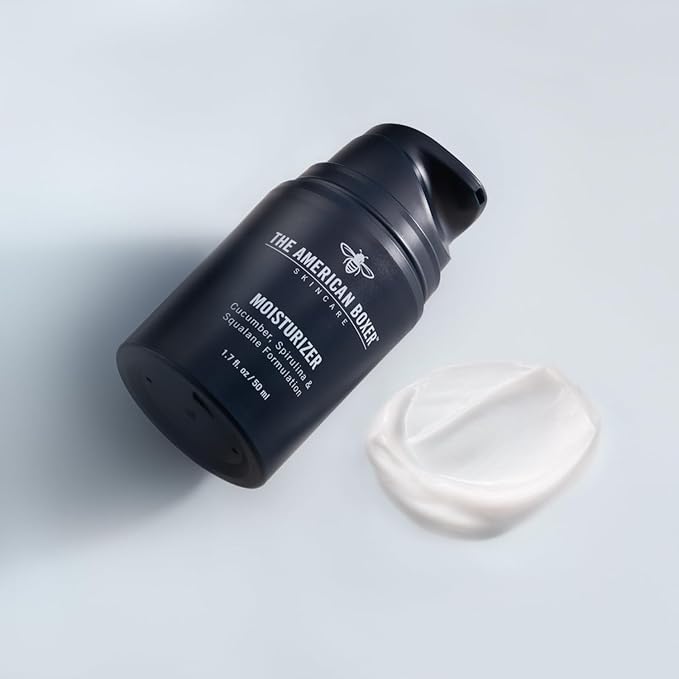 Mens Face Moisturizer, Hydrates Dry Skin, Soothes Irritation, Eliminates Razor Burn & Redness, Daily Use Moisturizing Face Cream, Anti Aging & Anti Wrinkle, Quick Absorbing, No Sticking, No Bad Odors
