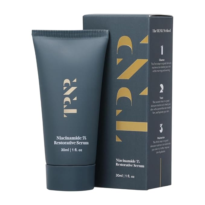 Niacinamide 5% Restorative Face Serum (30ml/1oz) | Rejuvenating Facial Treatment| Natural, Plant-Based & Science-First Skincare Routine for Men & Women