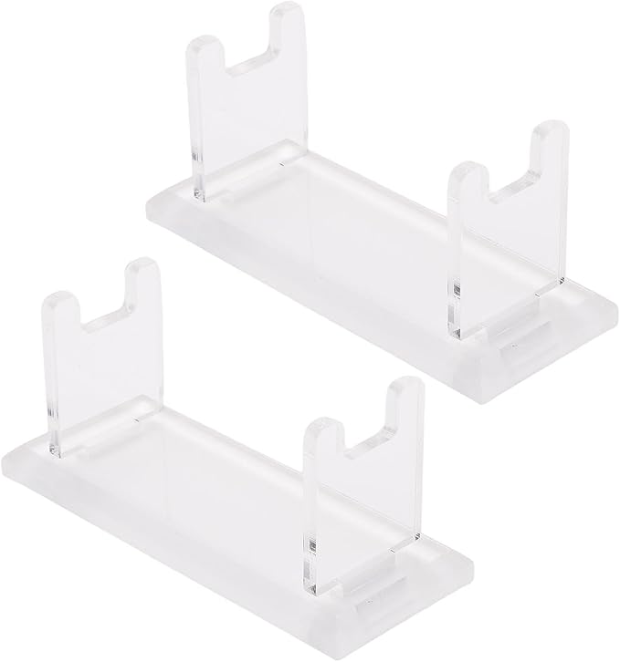 Acrylic Razors Stand Holder, Sturdy Shaving Brush Storage Bracket Countertop Organizer for Bathroom Kitchen Office Desk