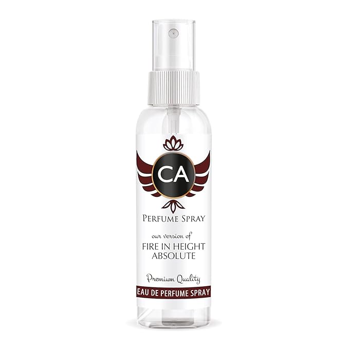 CA Perfume Eco Refill Impression of Fire in Height Absolute for Men Woody Floral Musk Long Lasting Fragrance Eau De Parfum 2 Fl Oz 60ml