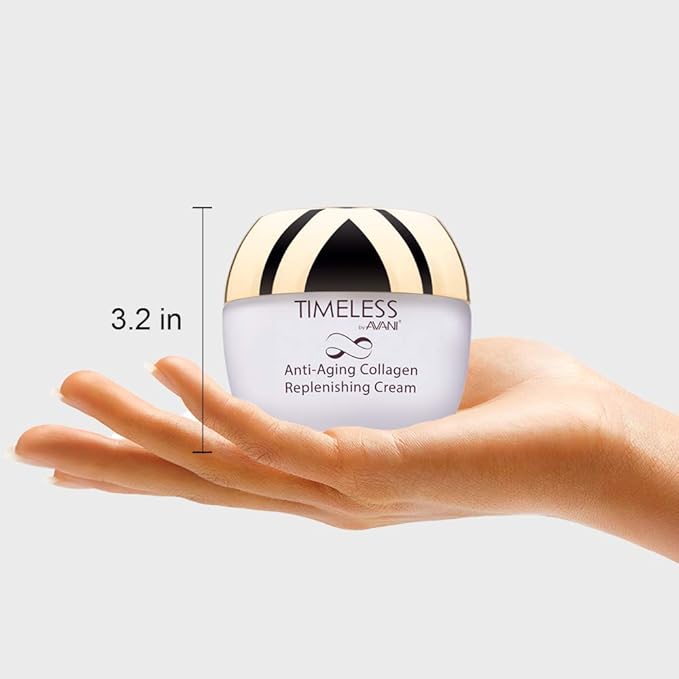 Avani Anti-Aging Collagen Replenishing Cream - Powerful Hydrating, Firming, & Tightening Face Lotion - Helps Plump Wrinkles & Restore Skin Elasticity