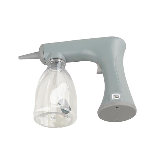 Foam Machine Professional Hot Lather Machine Cold and Hot Perm Convenient Reusable Lather Maker Charging for Salon Household, gray 300ml