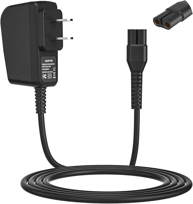 CGGXJP 4.3V Charger Compatible with Philips Norelco One Blade Old Model A00390 QP2520 MG3740 QP2521 QP2522 QP2515 MG5700 MG3720 Electric Shaver Replacement Power Cord
