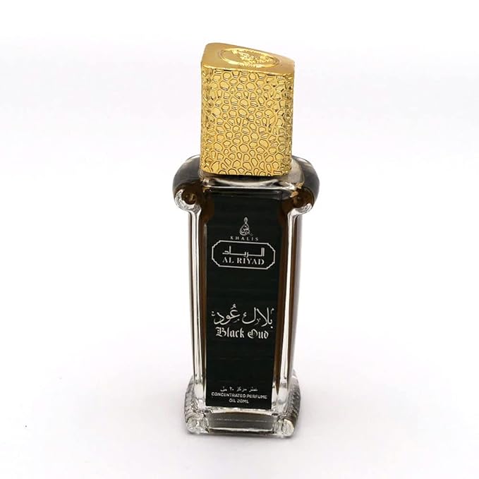 Maison d'Orient BLACK OUD 20 mL Perfume Roll On, Alcohol-Free Arabian Fragrance. AL RIYAD Perfumes Arabes de Hombre Original. Carry On Essentials & Purse Accessories