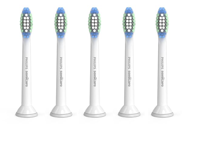Philips Sonicare Simply Clean Replacement Toothbrush Heads, HX6015/03, 5 Count