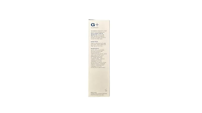 Glycolic Acid Face Cleanser - 3% Glycolic Acid - 100ml - Gentle Exfoliation - Suitable for All Skin Types - Enriched with Green Tea, Aloe Vera and Seaweed Extracts
