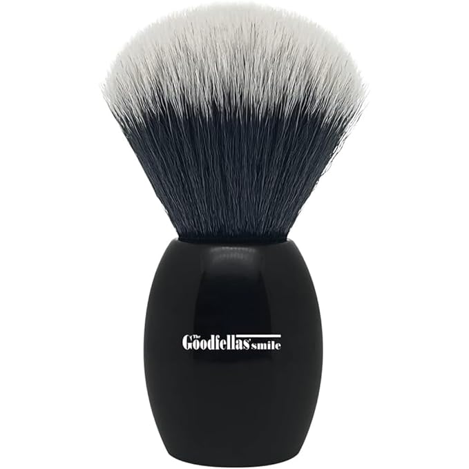 The Goodfellas’ Smile Botticella Synthetic Shaving Brush – High-Density PBT Fiber, 26 mm Knot, Resin Handle Grooming Brush for Soap & Cream