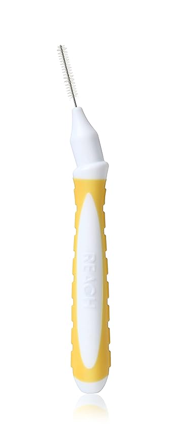 Reach Interdental Brush Cleaners, 0.7mm, Extra Tight, Sensitive Gum Protection, Plaque Remover for Teeth, Braces Flossers, Braces Brush, Dental Toothbrushes, Oral Care, 2 Pack, 10 Count