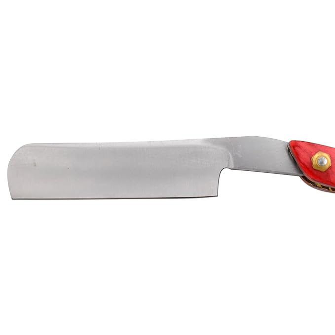 Straight Razor | Straight Edge-Razor Rosewood Handle- Sharp | High Hardness Stainless Steel Cutthroat Straight Edge Blade | Barber Razor (218) BR