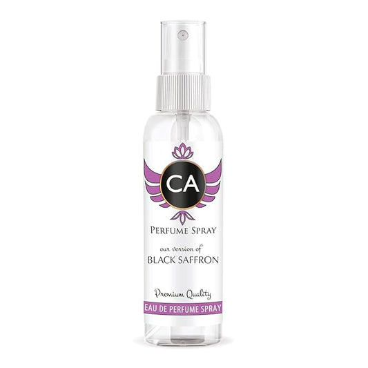 CA Perfume Eco Refill Impression of Black Saffron for Unisex Amber Spicy Long Lasting Fragrance Eau De Parfum 2 Fl Oz 60ml