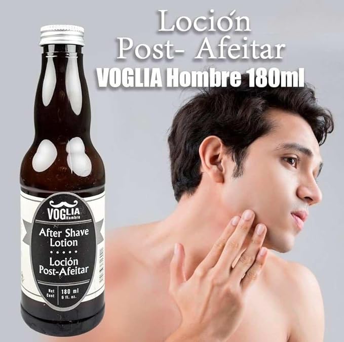 After Shave Lotion, 6 fl oz (180ml), Soothing Post-Shave Formula for Men