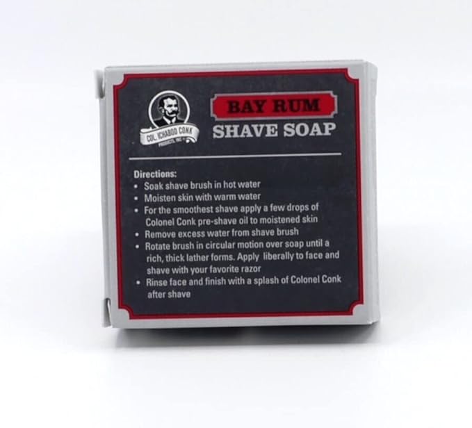 Glycerin Shave Soap - Bay Rum