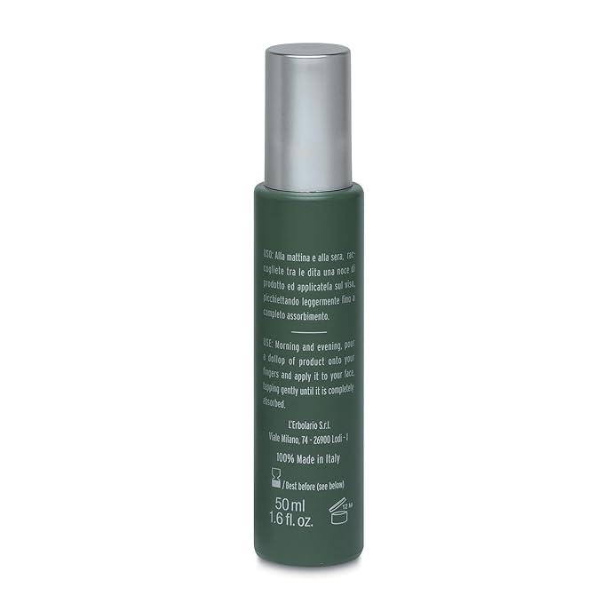 L'Erbolario Uomo Face Cream – Energizing and Firming Face Moisturizer for Men with Coffee Butter and Baobab Oil – Skincare for All Skin Types - 1.6 oz