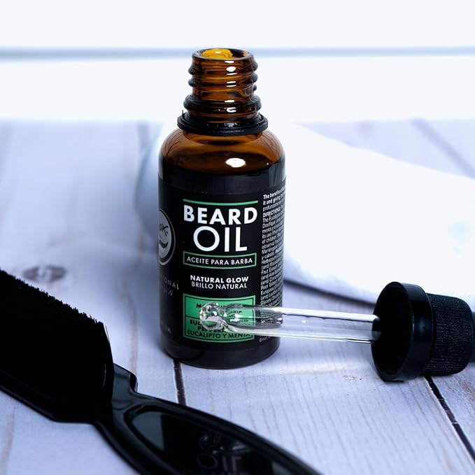 Rolda Beard Wash Kit for Men, Beard Care Products, Polished Gentleman Beard Shampoo and Conditioner.
