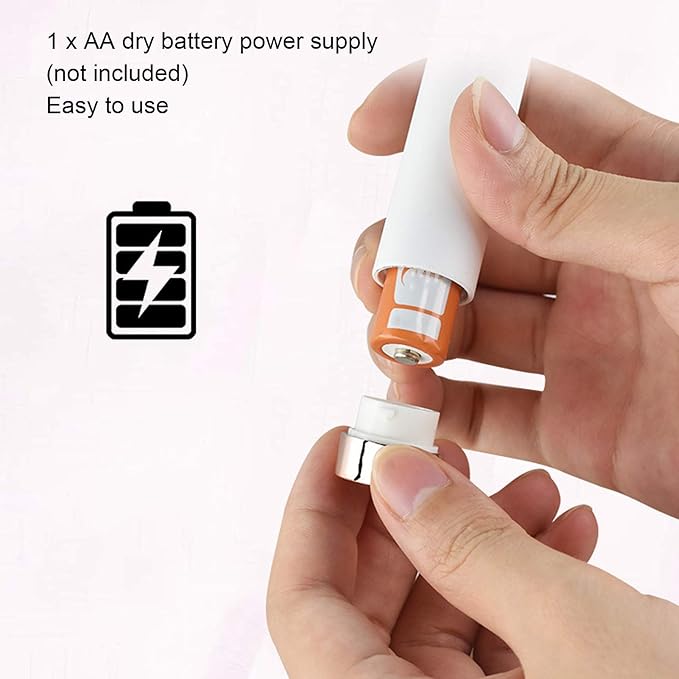 Milltrip Eyebrow Trimmer for Women, Professional Electric Eyebrow Trimmer Portable Eyebrow Shaver Removal Machine (Battery Type)