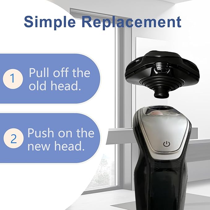 SH50 Replacement Heads for Philips Norelco Shaver Series 5000,Norelco Replacement Heads Compatible With Philips S5000/S6000/S5100/S5500 Electric Shaver