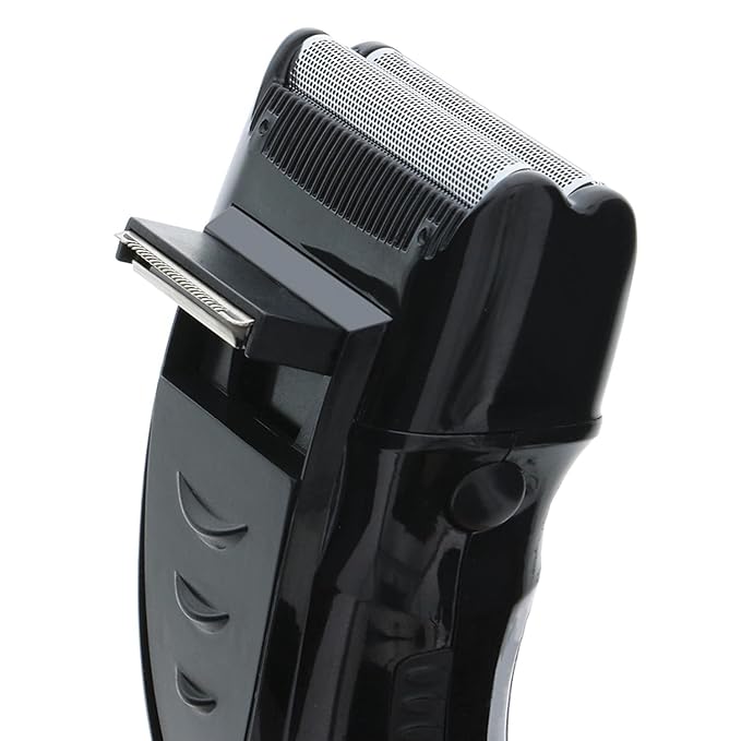 Barbasol Rechargeable Electric Foil Shaver with Stainless Steel Blades and Pop Up Trimmer
