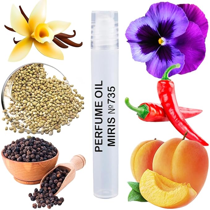 MIRIS No. 735, Inspired by Ultraviolet, Long-Lasting Perfume Oil for Women Roll-On, Rollerball 0.34 Fl Oz / 10 ml