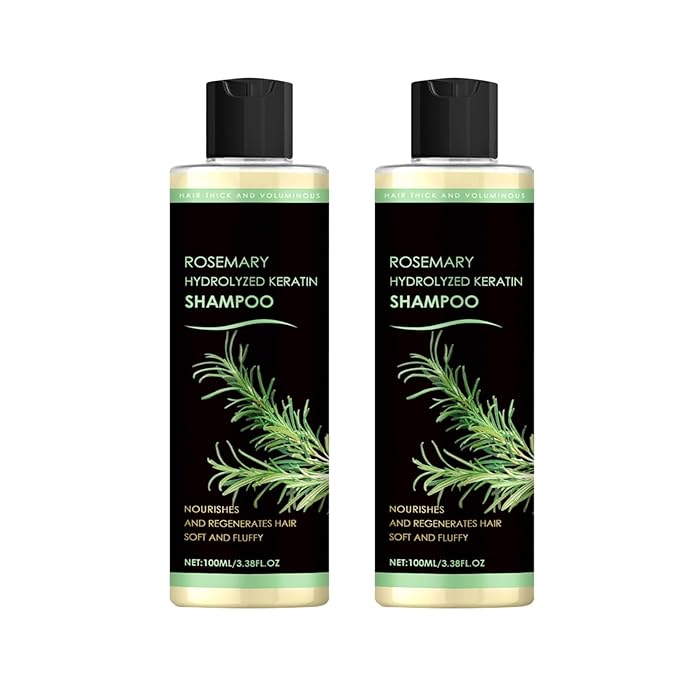 Rosemary Hair Growth Shampoo, Large Capacity Hydrolyzed Keratin Shampoo, Natural Thickening & Strengthening for Hair & Hair Growth (200 ML)