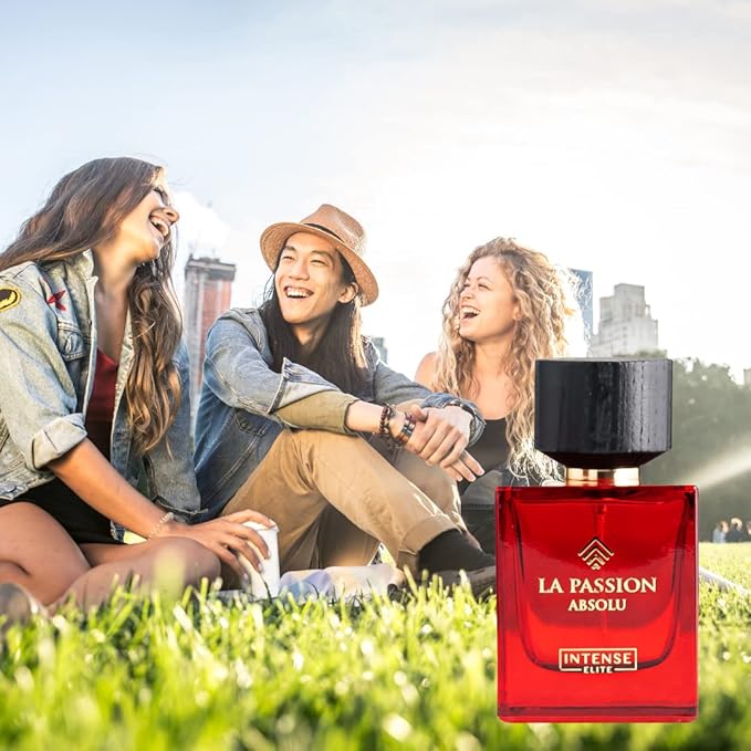 INTENSE ELITE La Passion Eau De Parfum For Women 100ML (3.4Oz) Arabian Perfumes With Lemon, Orange, Mandarin & Lavandin Notes Long Lasting Perfume