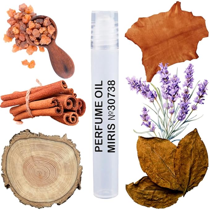 MIRIS No. 30738, Inspired by London, Long-Lasting Perfume Oil for Men Roll-On, Rollerball 0.34 Fl Oz / 10 ml