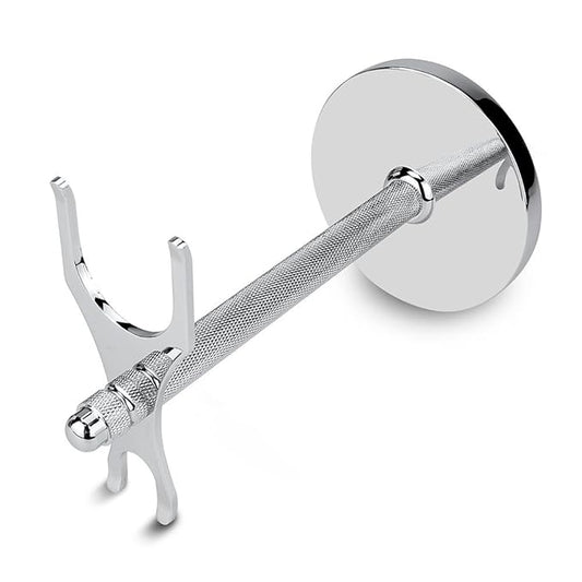 Safety Razor and Shaving Brush Stand, Extra Wide Openings, Wider Base, Manly Look