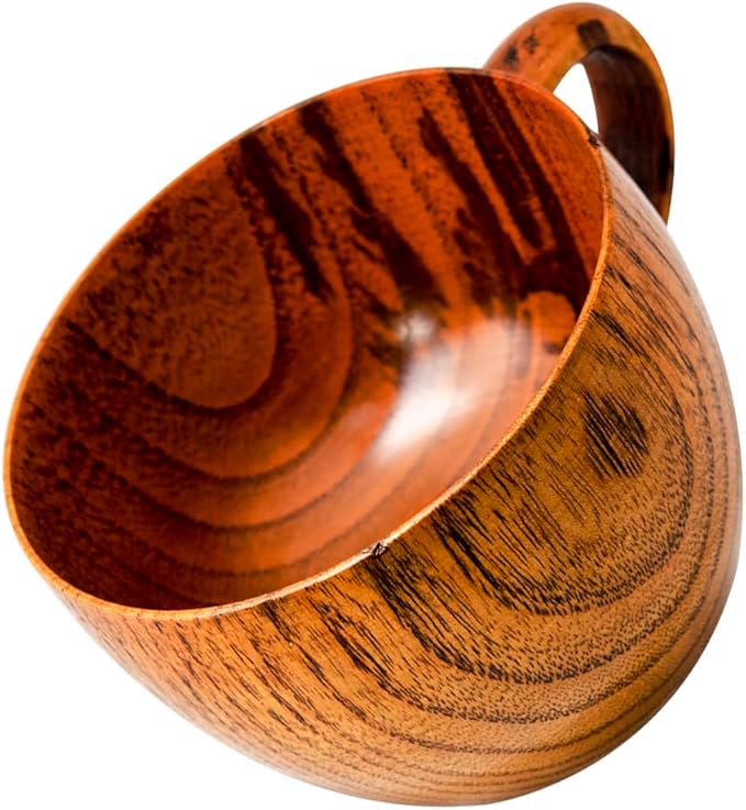 Wooden Shaving Bowl with Handle, Shaving Soap & Cream Bowl for Men Classic Style Easy to Lather Fits Wet Shaving (2#)