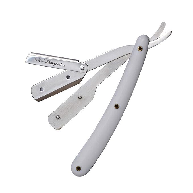 Sharpend Professional straight razor for men Handmade stainless Steel straight Razor kit Barber Razor Men Straight Razor Blade shavette straight edge razor